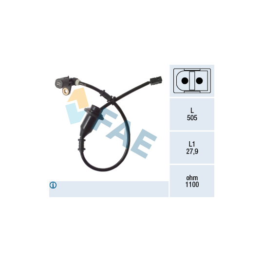 78497 - Sensor, wheel speed 