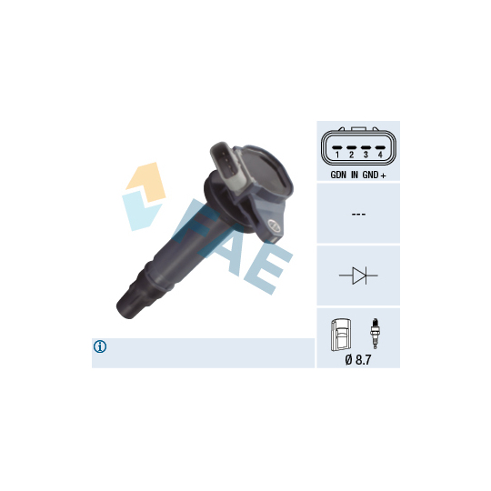 80366 - Ignition coil 