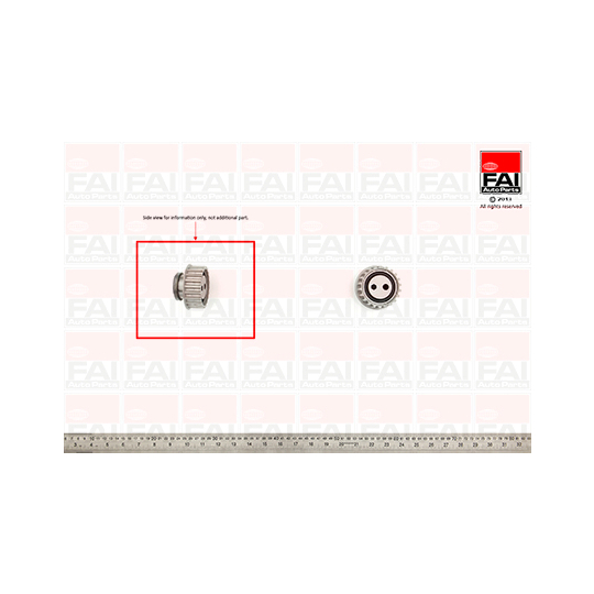 T7611 - Tensioner Pulley, timing belt 