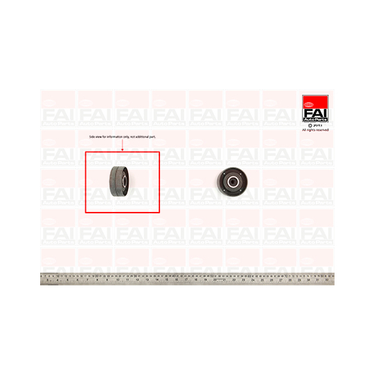 T6910 - Deflection/Guide Pulley, timing belt 