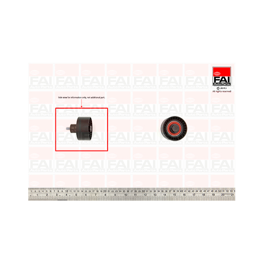 T9350 - Deflection/Guide Pulley, timing belt 