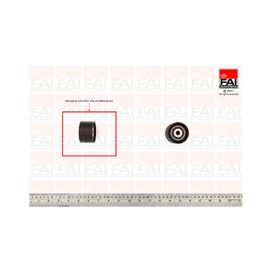 T9370 - Deflection/Guide Pulley, timing belt 
