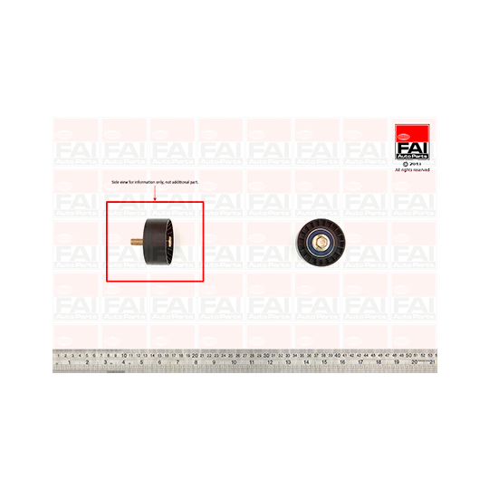 T9364 - Deflection/Guide Pulley, timing belt 