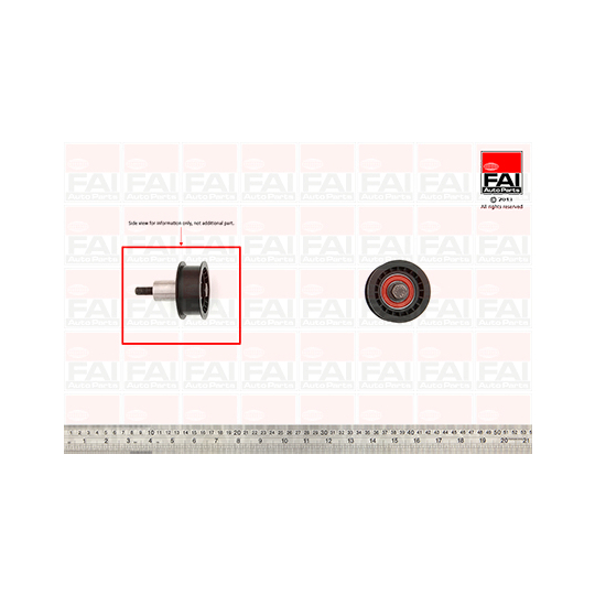 T9358 - Deflection/Guide Pulley, timing belt 