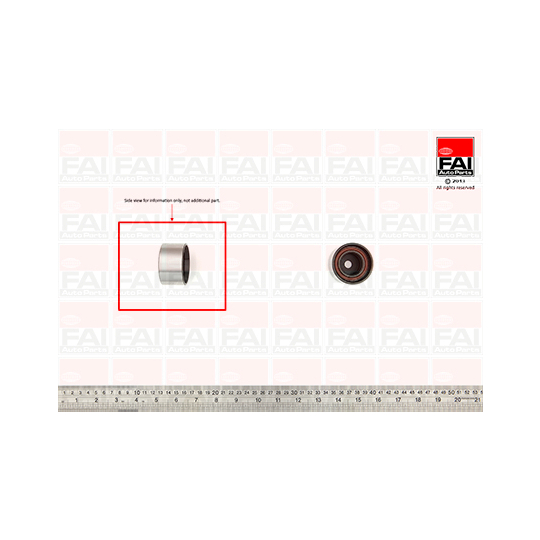 T9380 - Deflection/Guide Pulley, timing belt 