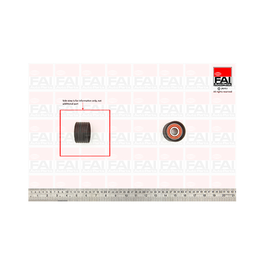 T9512 - Deflection/Guide Pulley, timing belt 