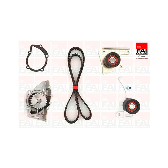 TBK39-6083 - Water Pump & Timing Belt Set 