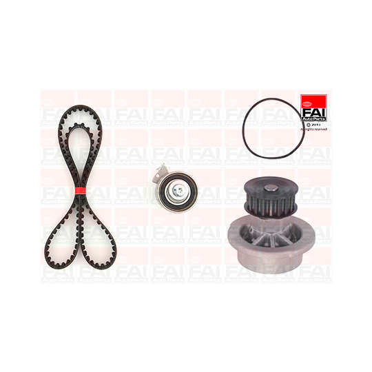 TBK53-1350 - Water Pump & Timing Belt Set 