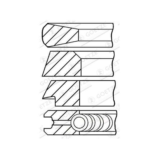 08-176900-80 - Piston Ring Kit 