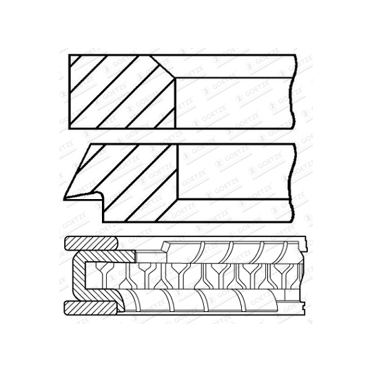 08-424807-10 - Piston Ring Kit 