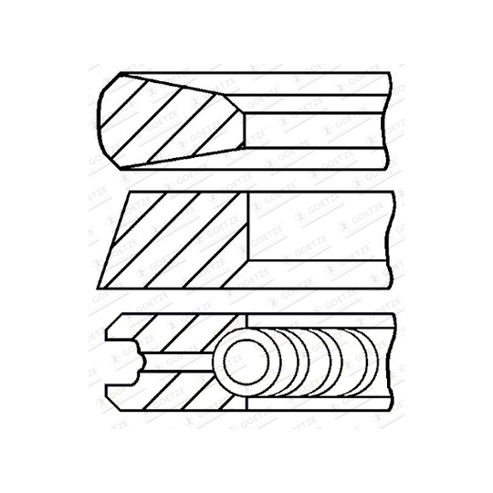 08-443200-00 - Kolvirõngakomplekt 