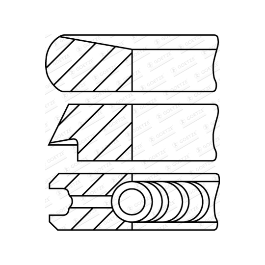 08-452400-00 - Kolvirõngakomplekt 