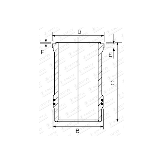 14-265940-00 - Cylinder Sleeve 