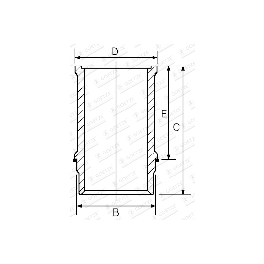 14-740130-00 - Cylinder Sleeve 