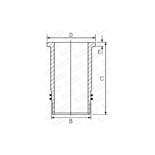 15-451040-00 - Cylinder Sleeve 