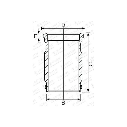 15-457590-00 - Cylinder Sleeve 