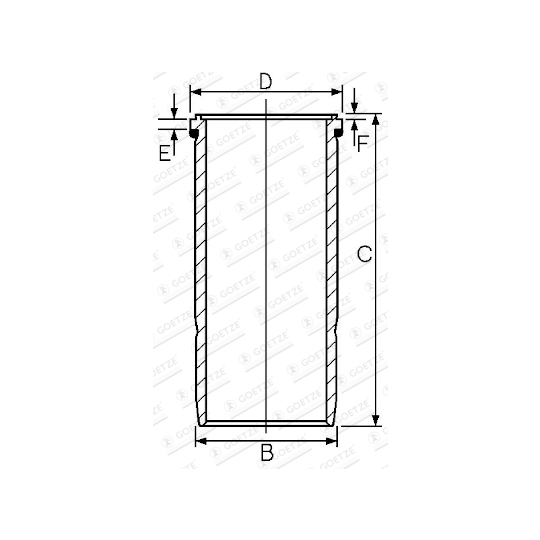 15-458840-00 - Cylinder Sleeve 