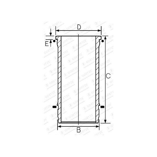 15-608890-00 - Cylinder Sleeve 