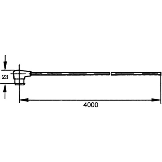 8KA 500 218-222 - Connecting Cable, outside mirror 