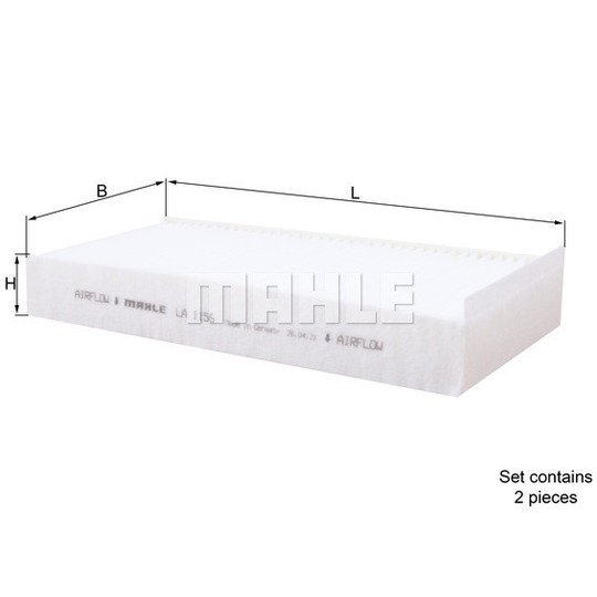 LA 1156/S - Filter, interior air 