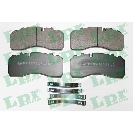 05P1168 - Brake Pad Set, disc brake 