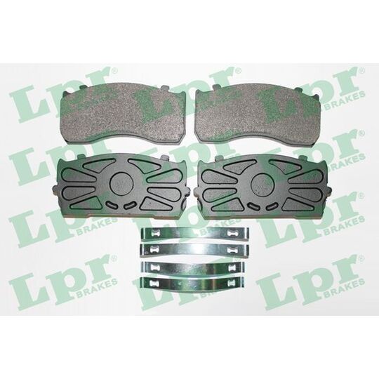05P1169 - Brake Pad Set, disc brake 