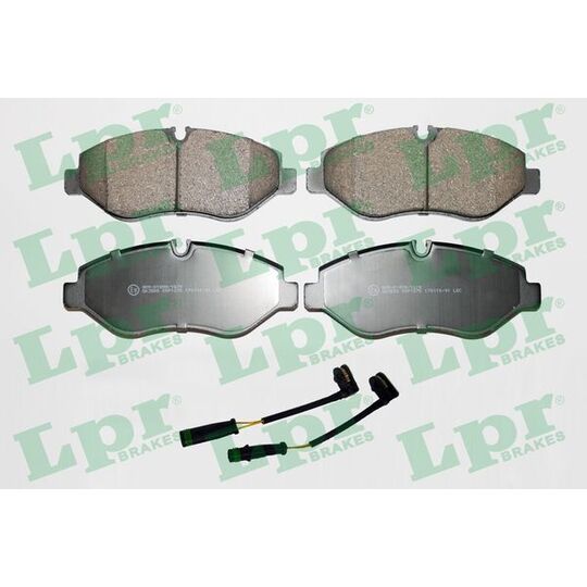 05P1275A - Brake Pad Set, disc brake 