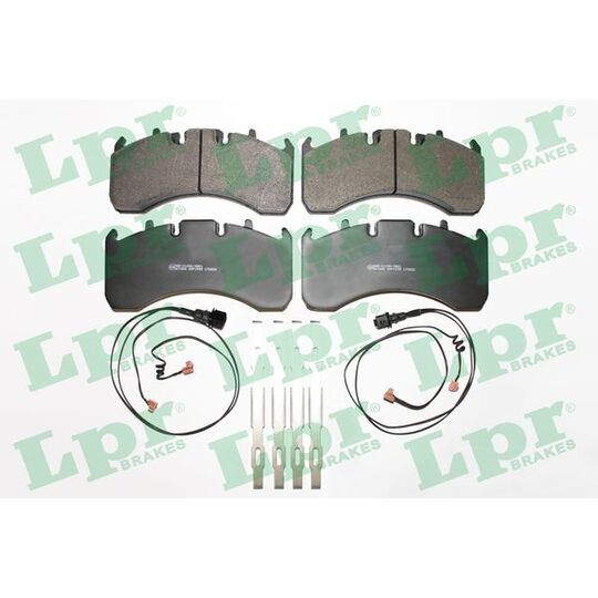 05P1539A - Brake Pad Set, disc brake 