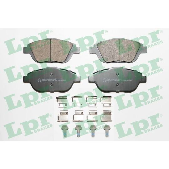 05P1590K - Brake Pad Set, disc brake 