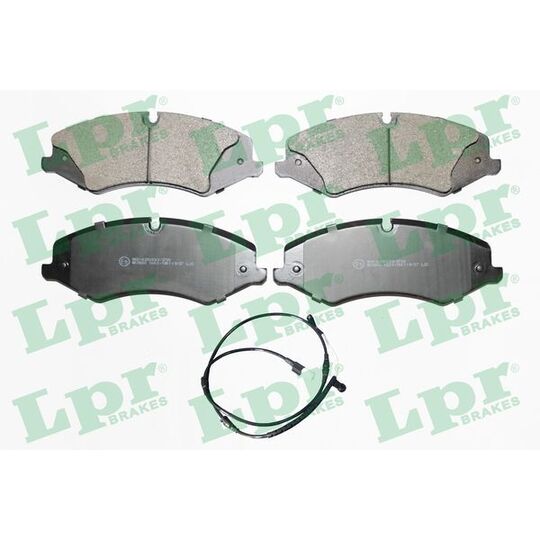 05P1600C - Brake Pad Set, disc brake 