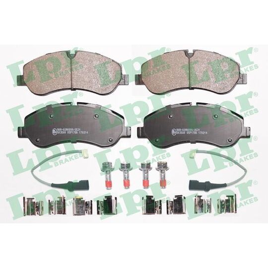 05P1786A - Brake Pad Set, disc brake 