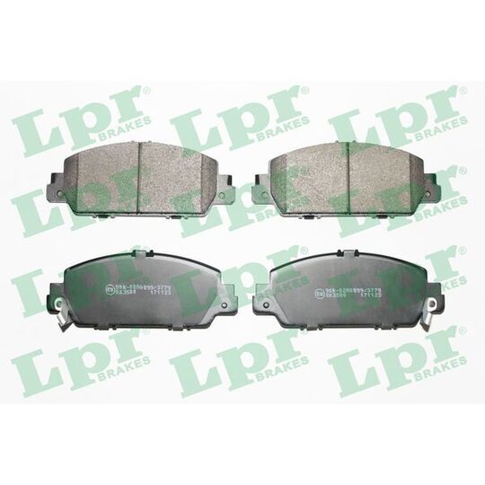 05P1886 - Brake Pad Set, disc brake 