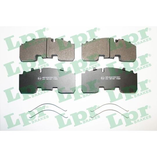 05P1897 - Brake Pad Set, disc brake 
