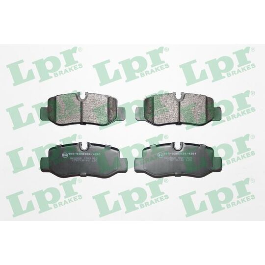 05P1905 - Brake Pad Set, disc brake 