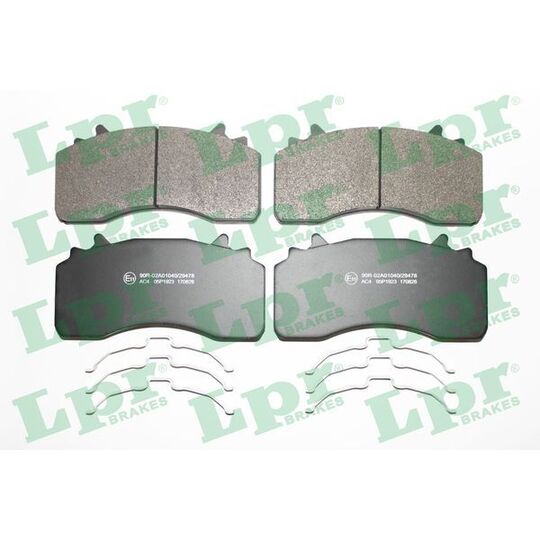 05P1923 - Brake Pad Set, disc brake 