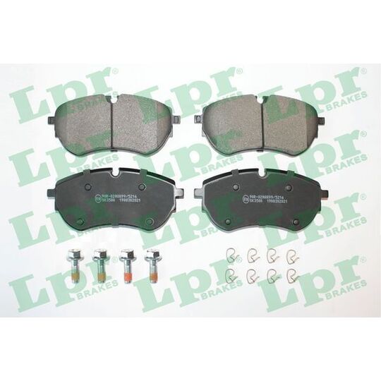 05P2021 - Brake Pad Set, disc brake 