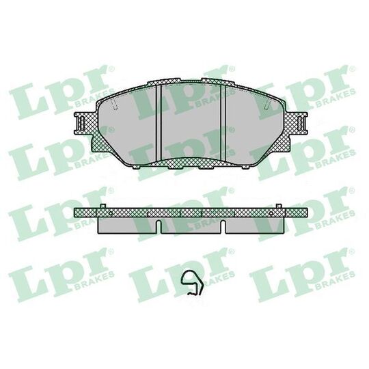 05P1999 - Brake Pad Set, disc brake 