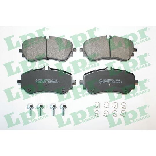 05P2022 - Brake Pad Set, disc brake 