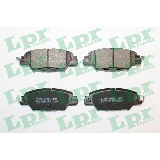 05P2069 - Brake Pad Set, disc brake 