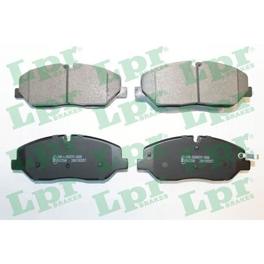 05P2057 - Brake Pad Set, disc brake 