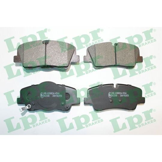 05P2058 - Brake Pad Set, disc brake 