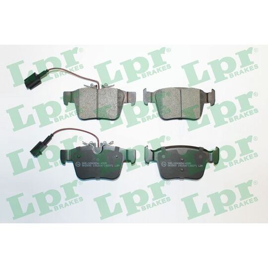 05P2071 - Brake Pad Set, disc brake 