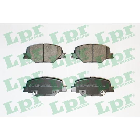 05P2107 - Brake Pad Set, disc brake 