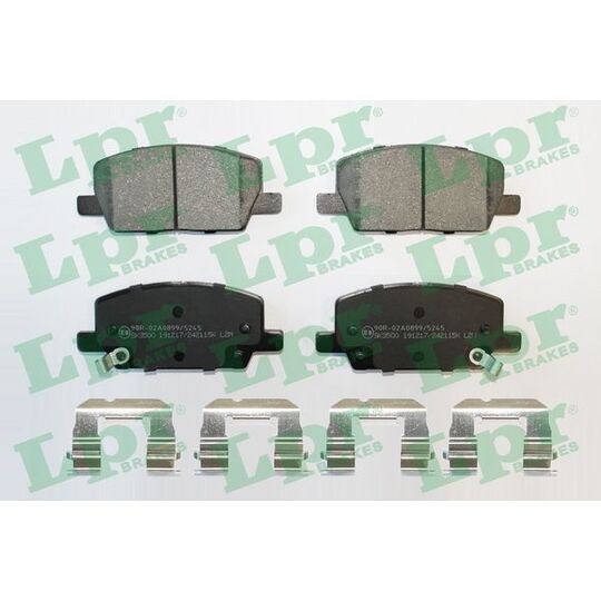 05P2115K - Brake Pad Set, disc brake 