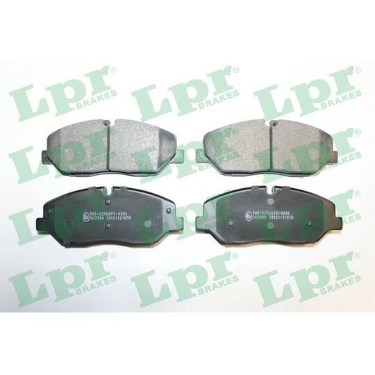 05P2105 - Brake Pad Set, disc brake 