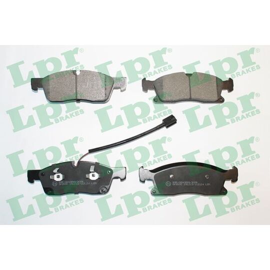 05P2124 - Brake Pad Set, disc brake 