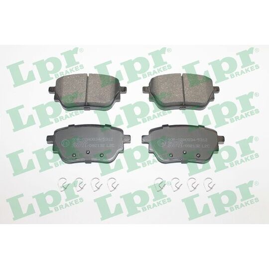 05P2132 - Brake Pad Set, disc brake 