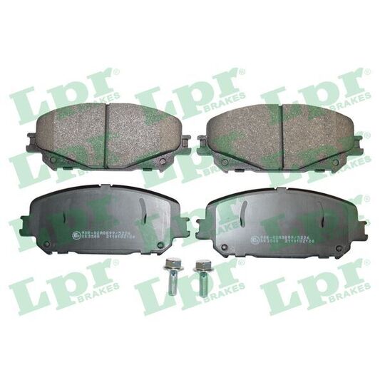 05P2126 - Brake Pad Set, disc brake 