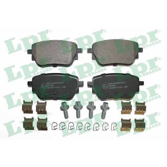 05P2132K - Brake Pad Set, disc brake 