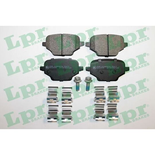 05P2162K - Brake Pad Set, disc brake 